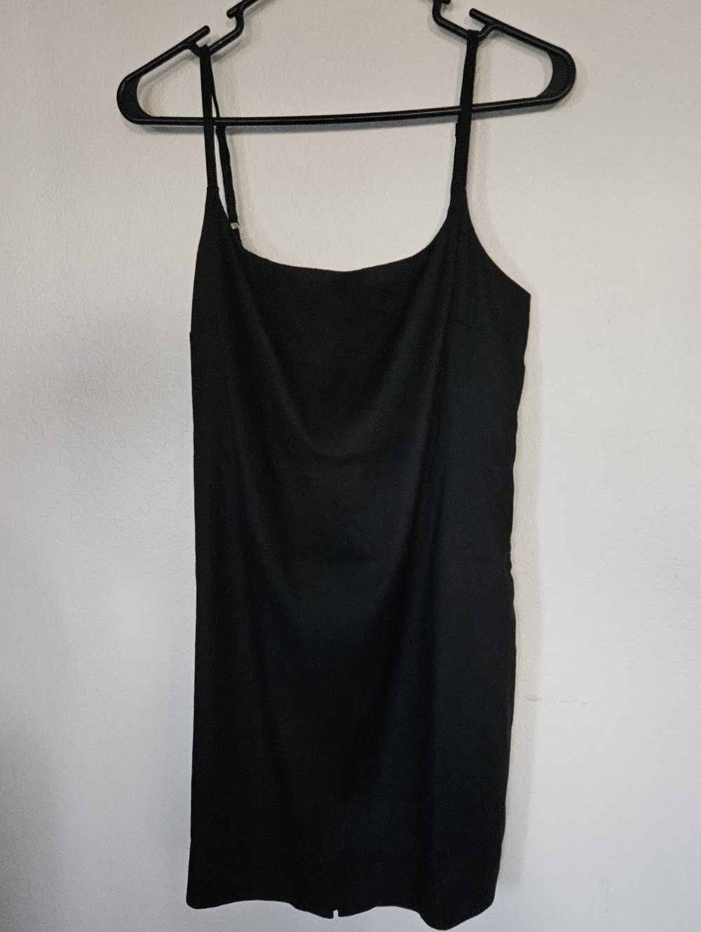 Madewell Squareneck Smocked Linen Mini Skort Romper In Jet Black - Picture 9 of 11